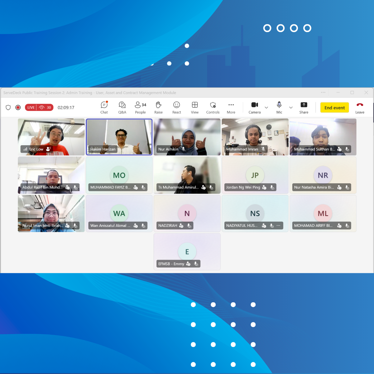 ServeDeck Public Training Series on User, Asset and Contract Management